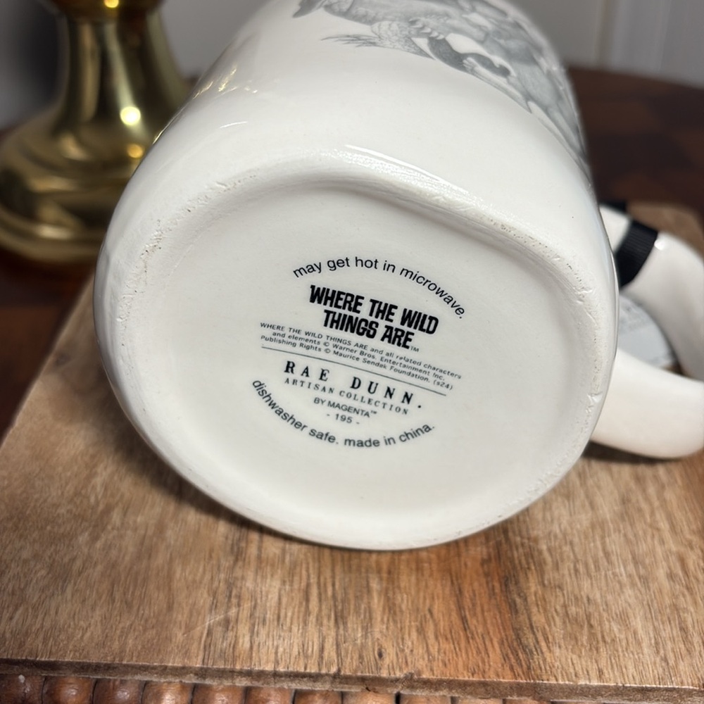 Rae Dunn Where the Wild Things Are coffee/tea mug - Picture 3 of 3